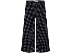 Name It top sort med hvide prikker